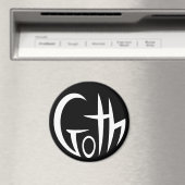 Gothic (met letters) magneet (Insitu (Vaatwasser))