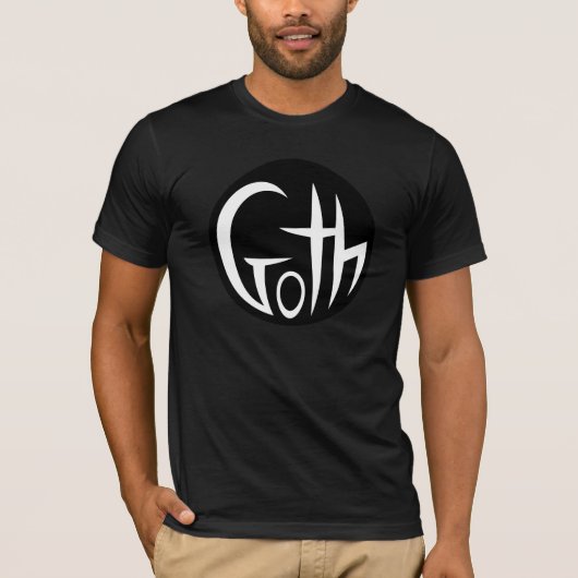 Gothic (met letters) t-shirt (Voorkant)