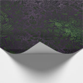 Gothic met Paarse en groene dampkappen Cadeaupapier (Hoek)