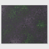 Gothic met Paarse en groene dampkappen Cadeaupapier (Vlak)