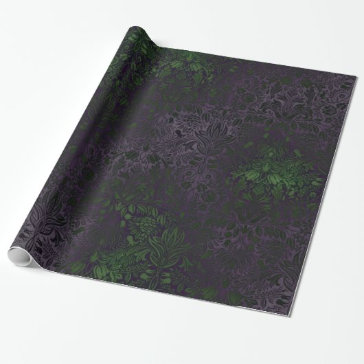 Gothic met Paarse en groene dampkappen Cadeaupapier (Uitgerold)