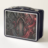 Gothic Metal Lunchbox – Unieke stijl (Voorkant)