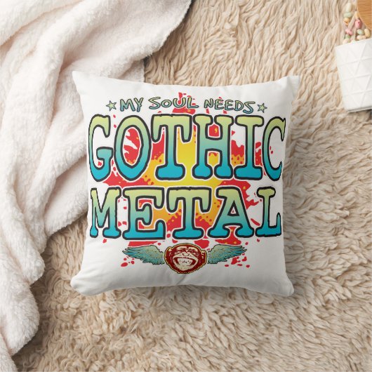 Gothic Metal Soul Cushion Kussen (Deken)