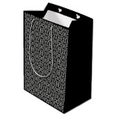 GOTHIC Midden Geschenktas Medium Cadeauzakje (Achterkant Gekanteld)