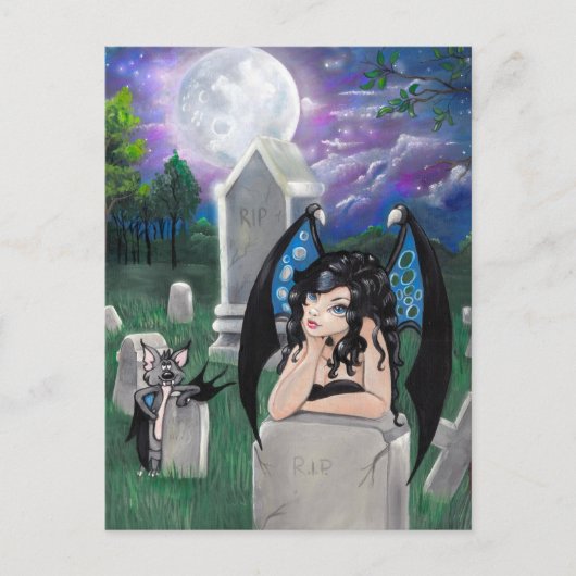 "Gothic Midnight"-briefkaart Briefkaart (Voorkant)