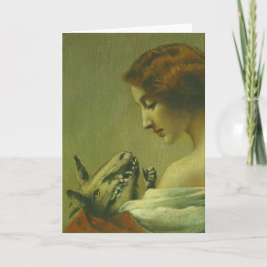 Gothic Moeder and Baby Greetings Kaart (Voorkant)