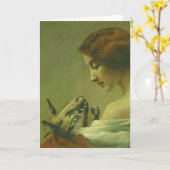 Gothic Moeder and Baby Greetings Kaart (Gele Bloem)