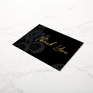 Gothic Monarch Folie Hartelijk dank Feestdagen Briefkaart