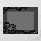 Gothic Monarch Folie Hartelijk dank Folie Feestdagen Briefkaart (Achterkant)