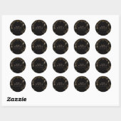 Gothic Monster Halloween Maskerade Ronde Sticker (Vel)