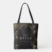 Gothic Monster Halloween Maskerade Tote Bag (Achterkant)