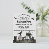 Gothic Monster Mash Halloween Heksenbudget (Staand voorkant)