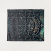 Gothic Moody Black Arch Wandkleed (Voorkant (horizontaal))