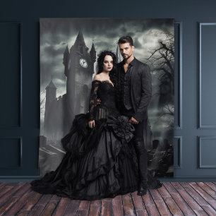 Gothic Moody Dark Castle One Wandkleed