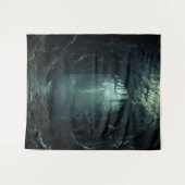 Gothic Moody Dark Forest Boomboog Wandkleed (Voorkant (horizontaal))