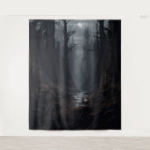 Gothic Moody Dark Forest XLarge Wandkleed (Voorkant)