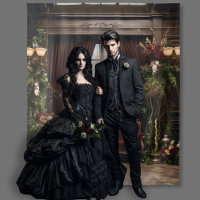 Gothic Moody Donker Victoriaans Bourgogne Parlor