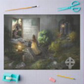 Gothic Moody Fantasy-debetpapier Tissuepapier (Craft)