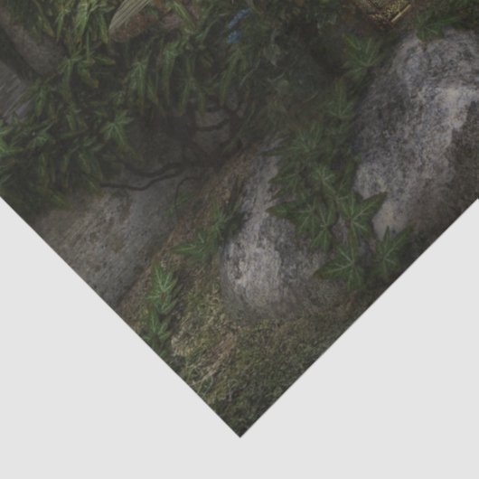 Gothic Moody Fantasy-debetpapier Tissuepapier (Detail)