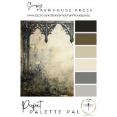 Gothic Moody Scenes  Cream & Black Kaart