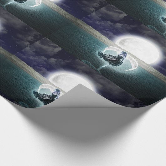 gothic Moon Angel inpakpapier (Hoek)