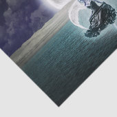 gothic Moon Angel tissue papier (Detail)