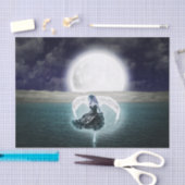 gothic Moon Angel tissue papier (Craft)