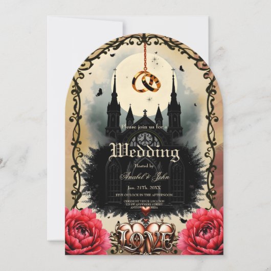 Gothic Moon –Eternal Love Beneath the Midnight Sky Kaart (Voorkant)