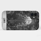 Gothic Moonlight en Flowers Gate Case-Mate iPhone Case (Achterkant (horizontaal))