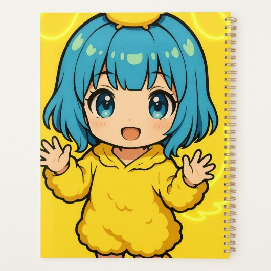 Gothic Moonlight Wraith Spiral Notebook | Dark Fan Planner (Achterkant)