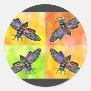 Gothic Moth 4 sticker