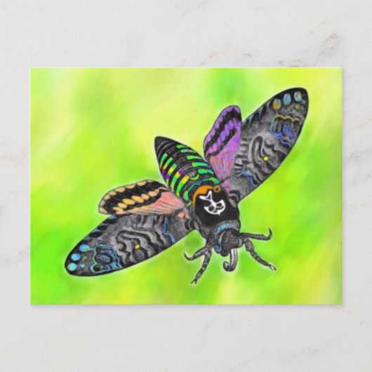 Gothic Moth briefkaart (Voorkant)