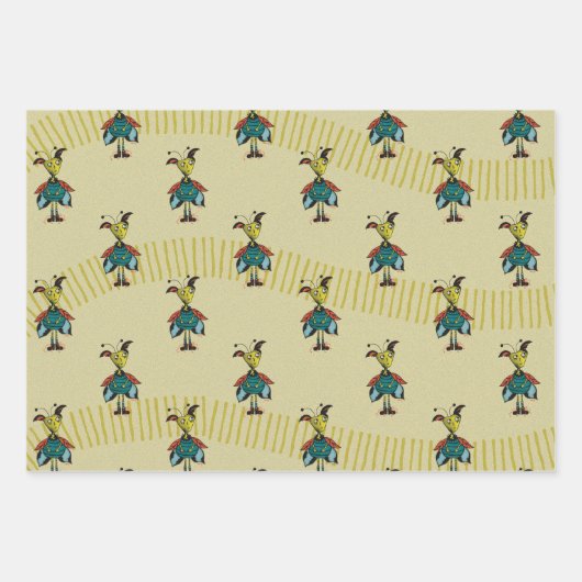 Gothic Moth - Papier voor onmiddellijke verpakking Inpakpapier Vel (Voorkant 2)