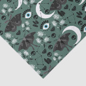 Gothic Moths-weefselpapier Tissuepapier (Detail)