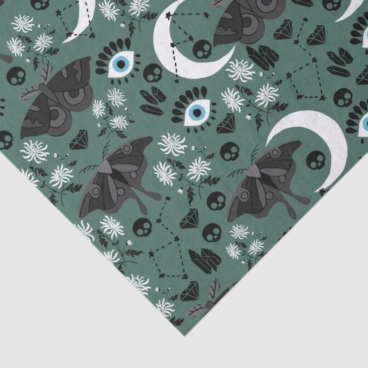 Gothic Moths-weefselpapier Tissuepapier (Detail)