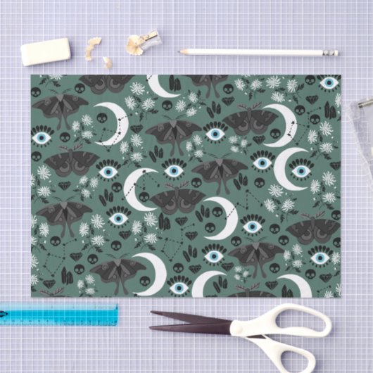 Gothic Moths-weefselpapier Tissuepapier (Craft)