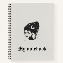 Gothic Muse Notebook – Dark Beauty Journal  Notitieboek