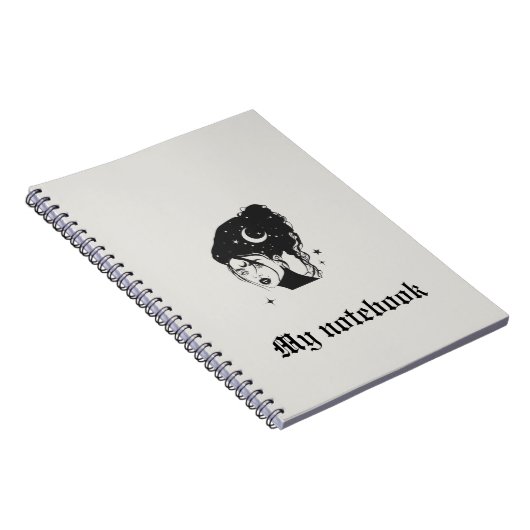 Gothic Muse Notitieboek – Dark Beauty Journal (Rechterzijde)