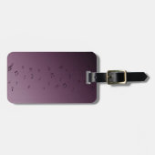 Gothic Musical Notes Bagagelabel (Voorkant horizontaal)