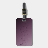 Gothic Musical Notes Bagagelabel (Voorkant verticaal)