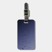 Gothic Musical Notes Bagagelabel (Voorkant verticaal)