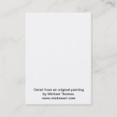 Gothic Mutant Moth ACEO Artists Trading Cards Visitekaartje (Achterkant)