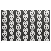 gothic muzieknoot ogen schedel stof (Fat Quarter)