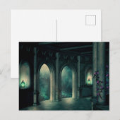 Gothic Mystic Castel Palace Doors Briefkaart (Voorkant / Achterkant)
