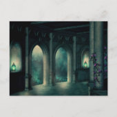 Gothic Mystic Castel Palace Doors Briefkaart (Voorkant)