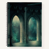 Gothic Mystic Castel Palace Doors Notitieboek (Voorkant)
