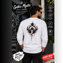 Gothic Mystic Eye T-shirt – Donkere Fantasy Occult