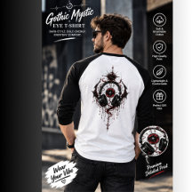 Gothic Mystic Eye T-shirt – Donkere Fantasy Occult