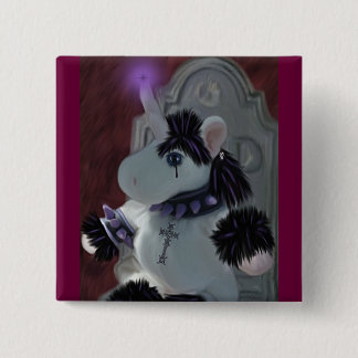 Gothic Mystic Vierkante Button 5,1 Cm