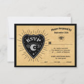 Gothic Mystical Spirit Board Halloween RSVP Kaart (Voorkant)